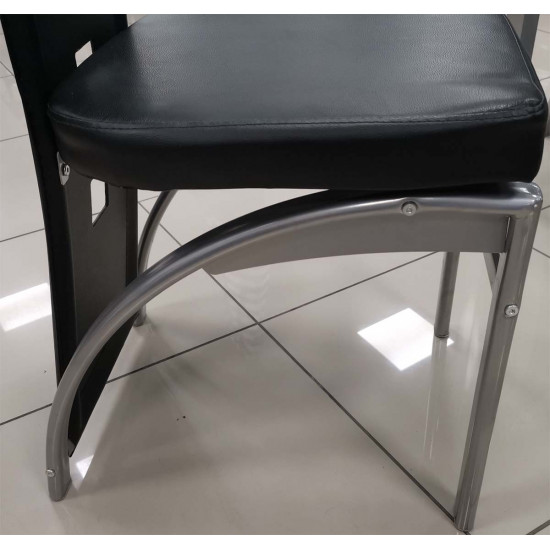 DS26313 - Dinette de 7 Pièces  (1 Table en Vitre - 6 Chaises)