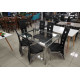 DS26313 - Dinette de 7 Pièces  (1 Table en Vitre - 6 Chaises)
