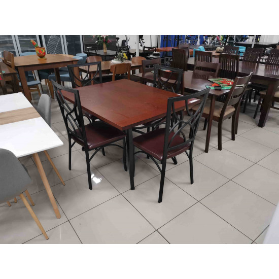 SY1034 - Dinette de 5 Pièces (1 Table - 4 Chaises)	