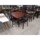 SY1034 - Dinette de 5 Pièces (1 Table - 4 Chaises)	