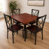 SY1034 - Dinette de 5 Pièces (1 Table - 4 Chaises)	