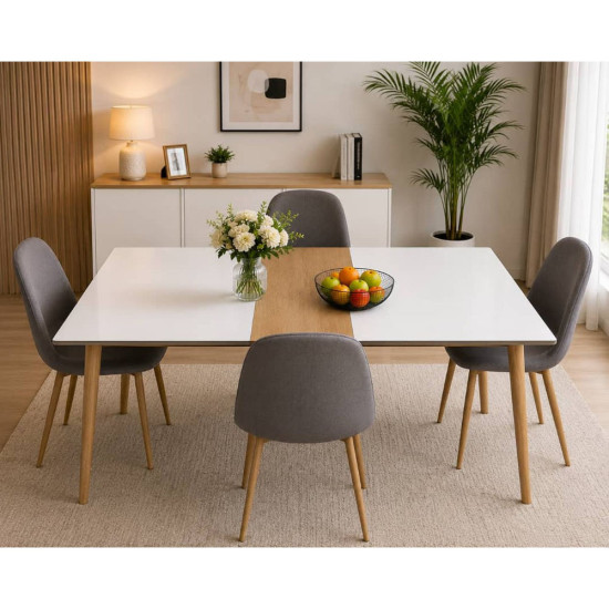 SY1051 - Dinette de 5 Pièces (1 Table - 4 Chaises)	