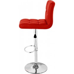 Begonia - Barstool - Swivel and Adjustable - Red