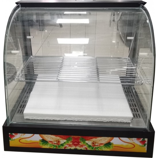 WWSF-8722.1 - Vitrine Chauffante en Verre Courbé par Westpoint