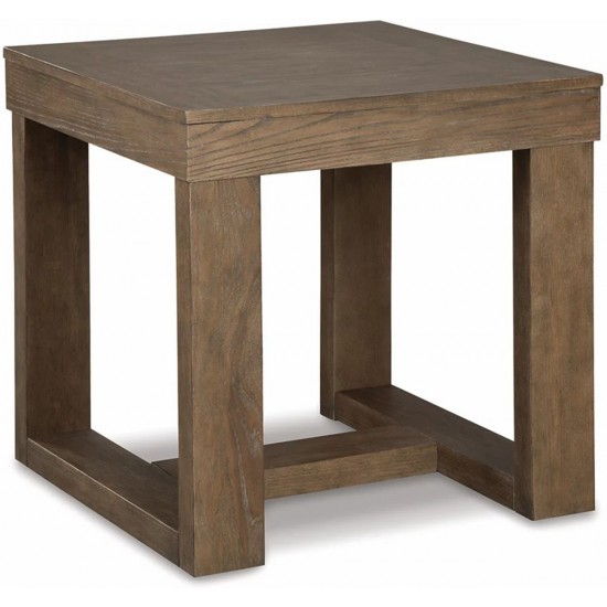 Table de Bout Carrée Cariton - Gris par Ashley Furnitures