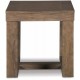 Table de Bout Carrée Cariton - Gris par Ashley Furnitures