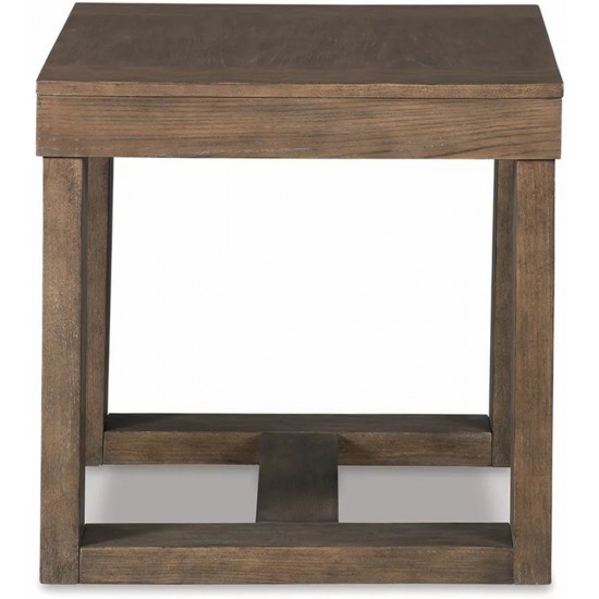 Table de Bout Carrée Cariton - Gris par Ashley Furnitures