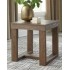 Table de Bout Carrée Cariton - Gris par Ashley Furnitures