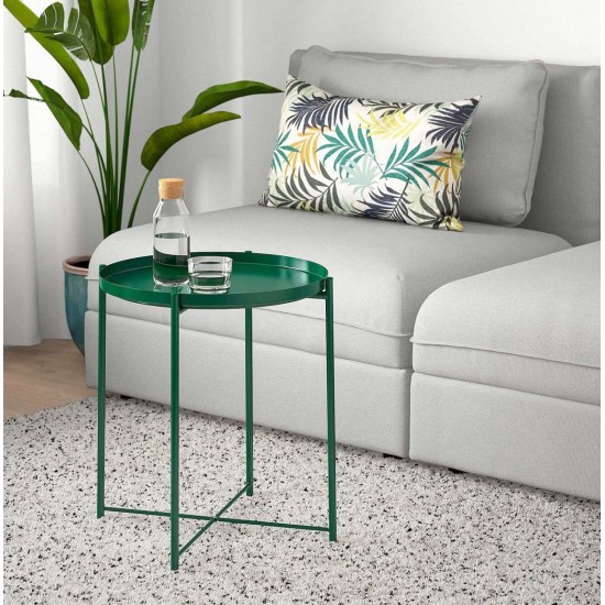Gladom Table en Forme de Plateau - Vert