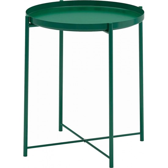 Gladom Table en Forme de Plateau - Vert