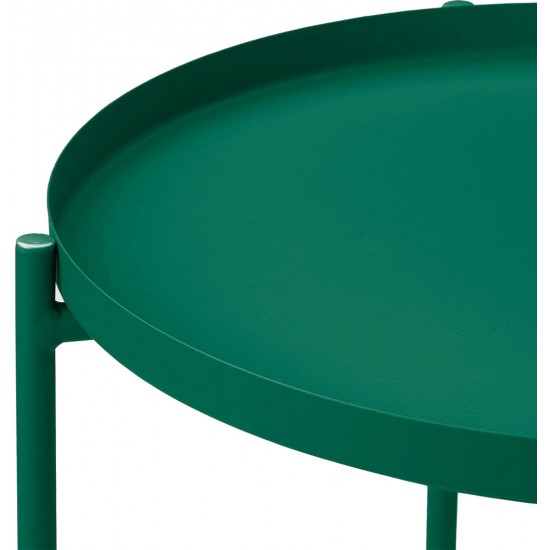 Gladom Table en Forme de Plateau - Vert