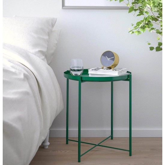 Gladom Table en Forme de Plateau - Vert