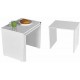 SHP-103-PP-1 - Jeu de Table 3 Pieces - Blanc Brillant