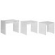 SHP-103-PP-1 - Jeu de Table 3 Pieces - Blanc Brillant
