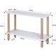 Strato - Table d'Appoint Avec Étagères - Blanc