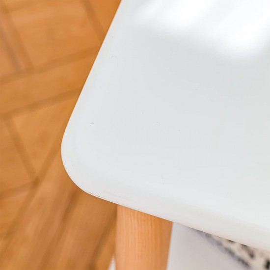 Strato - Table d'Appoint Avec Étagères - Blanc