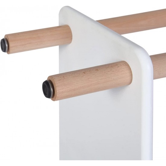 Strato - Table d'Appoint Avec Étagères - Blanc