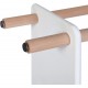 Strato - Table d'Appoint Avec Étagères - Blanc