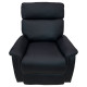 Fauteuil Fonctionnel Inclinable Polyuréthane - Noir