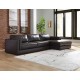 2 Pieces Amiata Leather Sectional with Chaise - Onyx by Ashley Furnitures