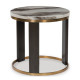 Table d'appoint Jazmore - Fabriquée par Ashley Furnitures - Finition Marron/Laiton