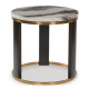 Table d'appoint Jazmore - Fabriquée par Ashley Furnitures - Finition Marron/Laiton