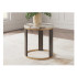 Table d'appoint Jazmore - Fabriquée par Ashley Furnitures - Finition Marron/Laiton