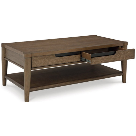 Table Basse Rectangulaire Roanhowe - Brune par Ashley Furnitures