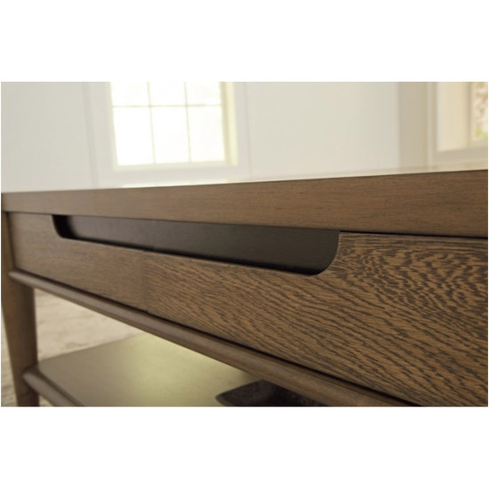 Table Basse Rectangulaire Roanhowe - Brune par Ashley Furnitures