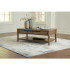 Table Basse Rectangulaire Roanhowe - Brune par Ashley Furnitures