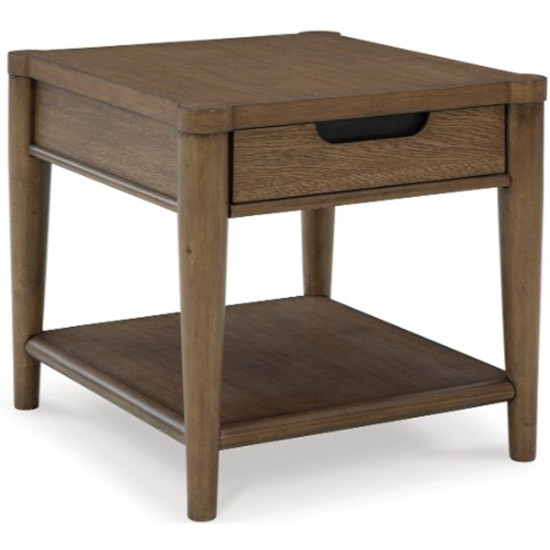 Table d'Appoint Rectangulaire Roanhowe - Brune par Ashley Furnitures