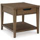 Table d'Appoint Rectangulaire Roanhowe - Brune par Ashley Furnitures