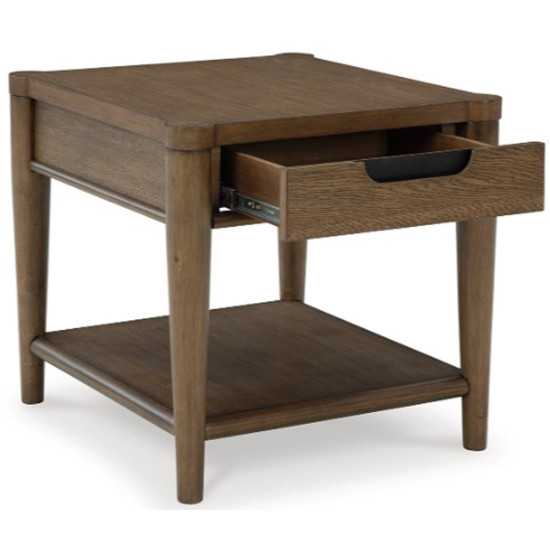 Table d'Appoint Rectangulaire Roanhowe - Brune par Ashley Furnitures