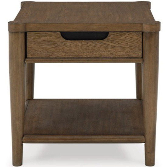 Table d'Appoint Rectangulaire Roanhowe - Brune par Ashley Furnitures