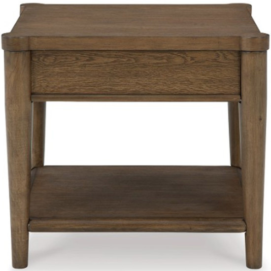 Table d'Appoint Rectangulaire Roanhowe - Brune par Ashley Furnitures