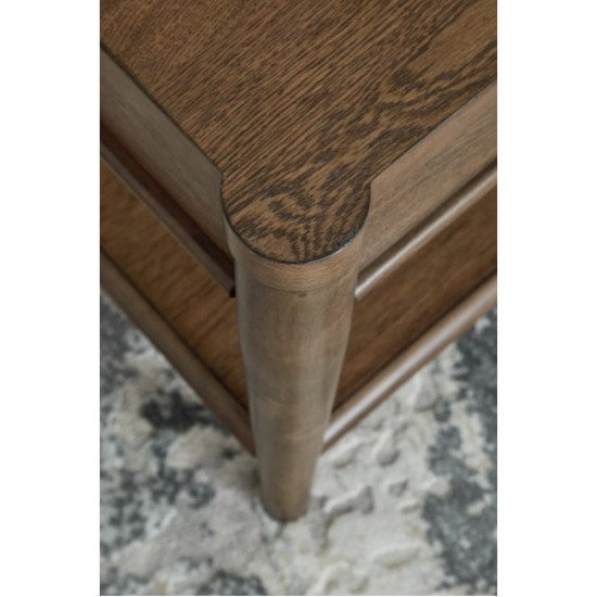 Table d'Appoint Rectangulaire Roanhowe - Brune par Ashley Furnitures