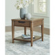 Table d'Appoint Rectangulaire Roanhowe - Brune par Ashley Furnitures