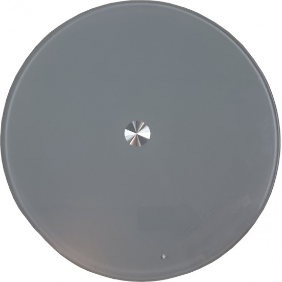 Shobal - Table Basse en Verre - Gris