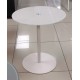 Shobal - Table Basse en Verre - Blanc