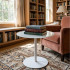 Shobal - Table Basse en Verre - Blanc