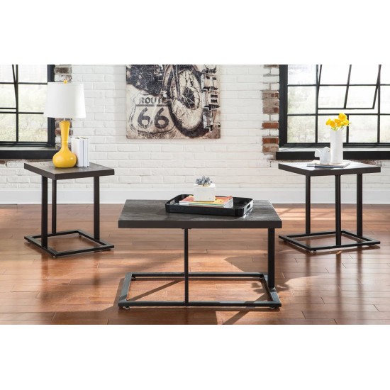 T194-13 - Airdon Jeu de Table d'Appoint 3 Pièces - Bronze Finish par Ashley Furniture