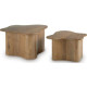 Ensemble de 2 Tables Basses Abeford Accent - Brun par Ashley Furnitures