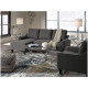 Ensemble de 3 Tables d'Appoint Hollynyx - Finition Chromée par Ashley Furnitures