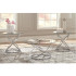 Ensemble de 3 Tables d'Appoint Hollynyx - Finition Chromée par Ashley Furnitures