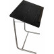 JARRED - Bureau d'Ordinateur - Tube Argenté - Noir