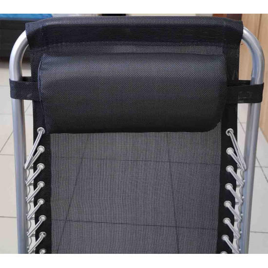 YCS-47 - Chaise Pliante de Salon Extérieur - Chaise longue de Loisirs Sun Beach Pliable