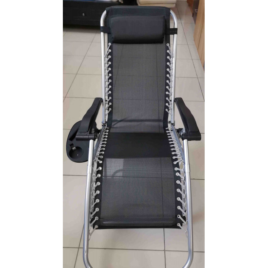 YCS-47 - Chaise Pliante de Salon Extérieur - Chaise longue de Loisirs Sun Beach Pliable
