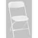 Chaise Pliante- Blanche