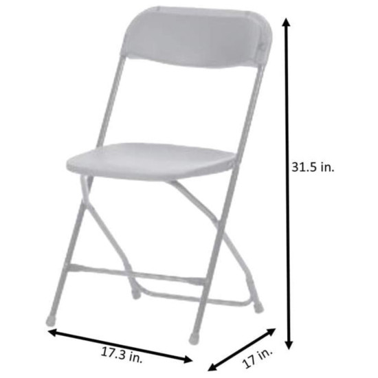 Chaise Pliante- Blanche