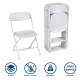 Chaise Pliante- Blanche